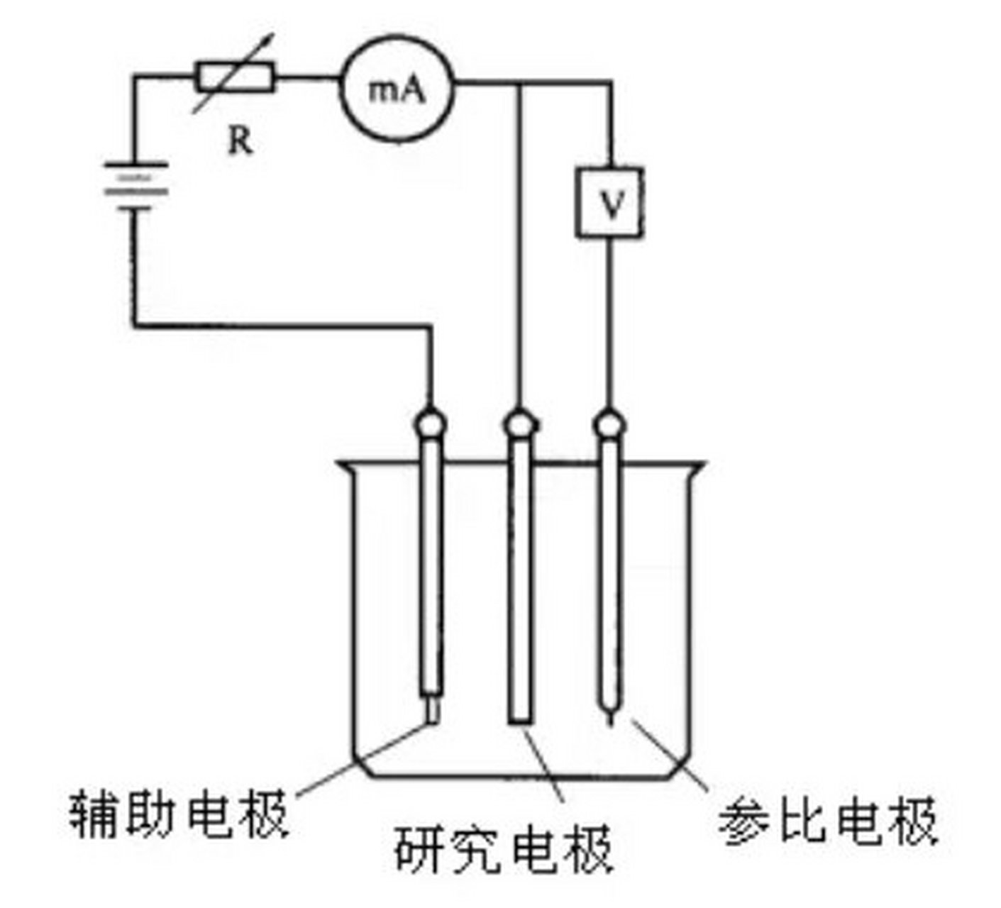 电路图三个电池怎么画图片