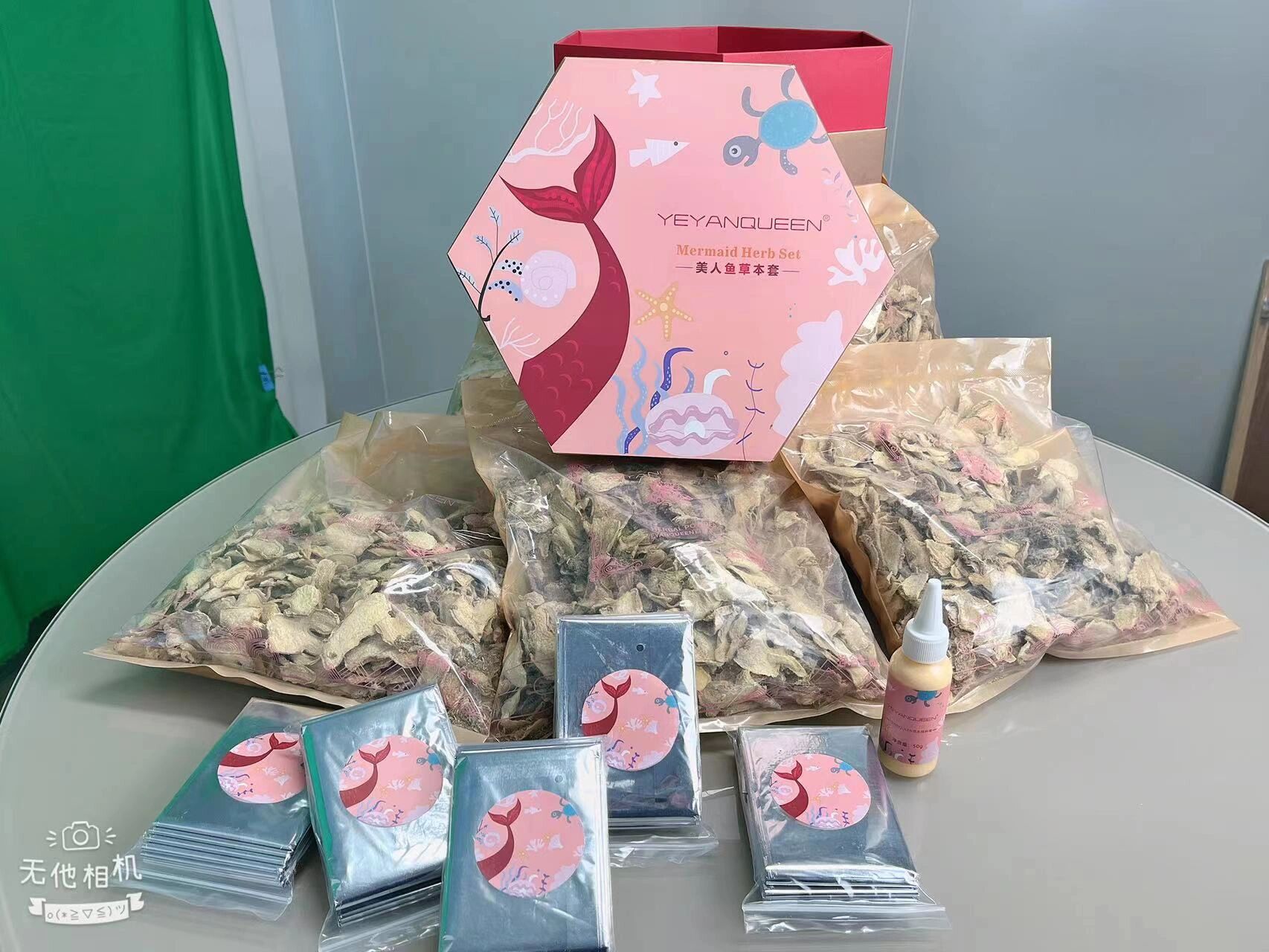 美容院姜蒸使用方法 姜疗套盒 东方美人鱼1套配置如下: 500克生干姜5