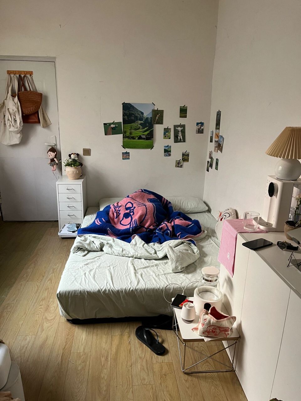 早上的房间乱糟糟90 收拾1天,保持1小时～ 满满当当的东西不容易