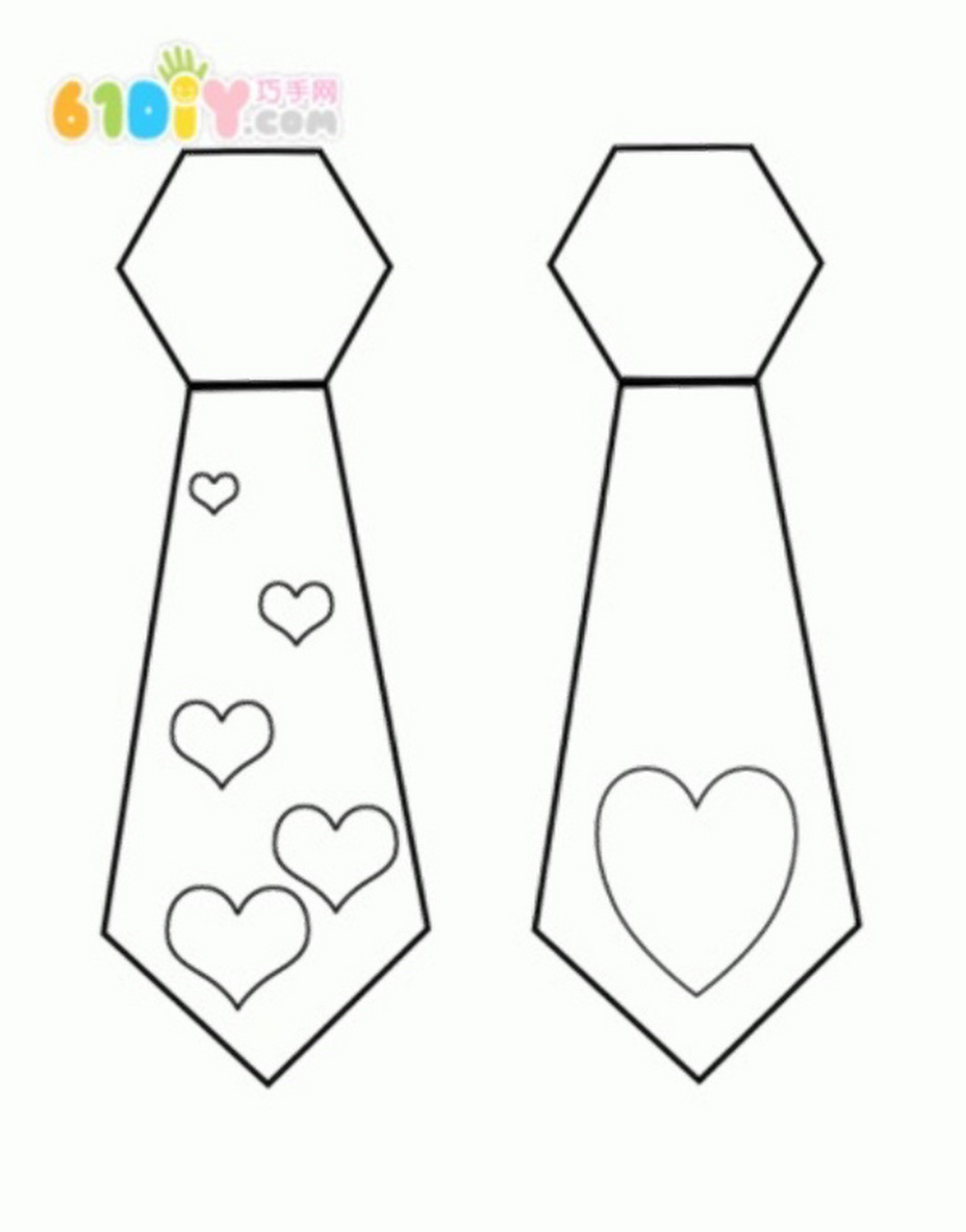 爸爸的领带【可打印】