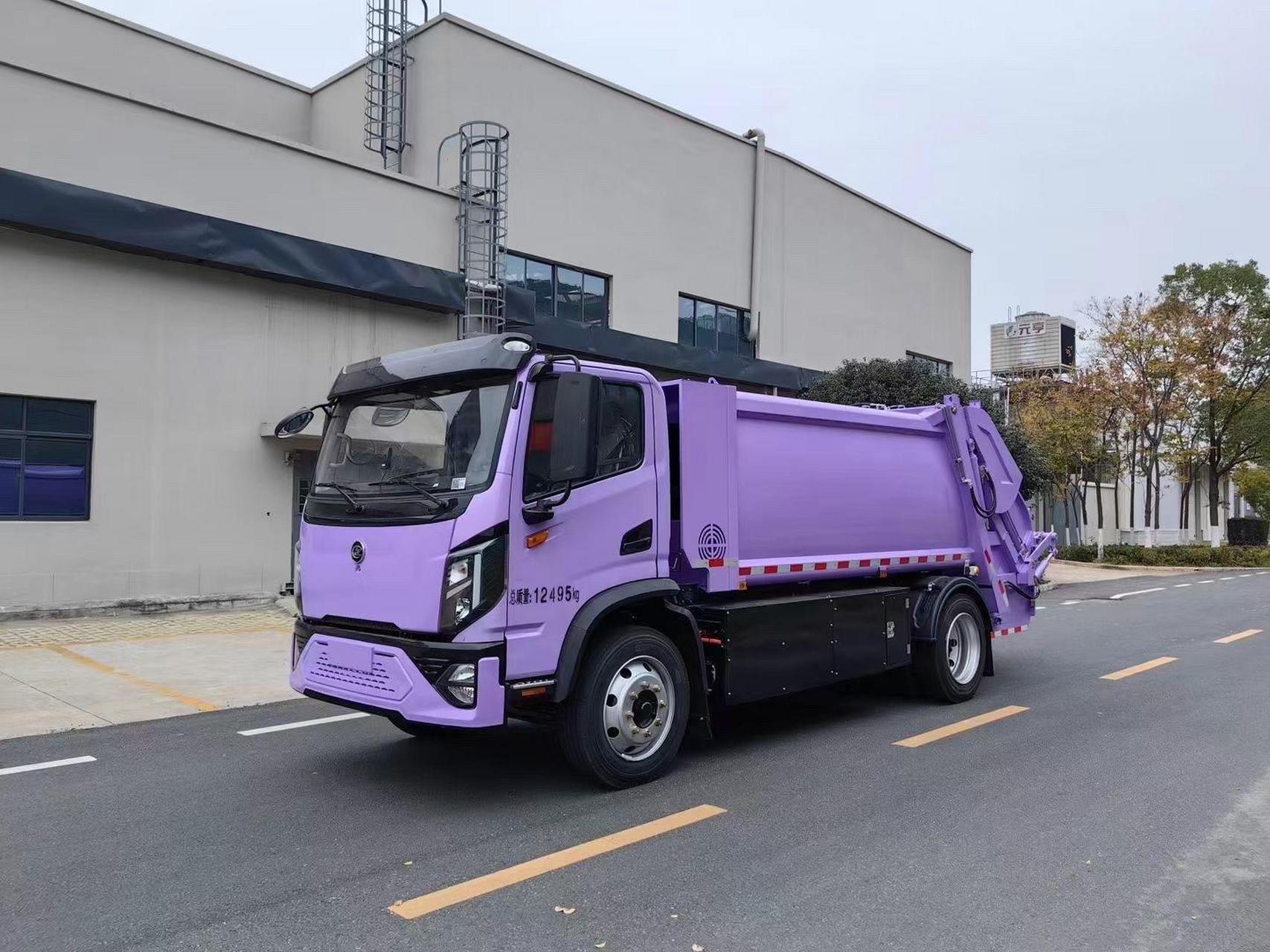 12.5t纯电动压缩式垃圾车 整车型号:cl5125zysbev 底盘型号:cl1120jbe