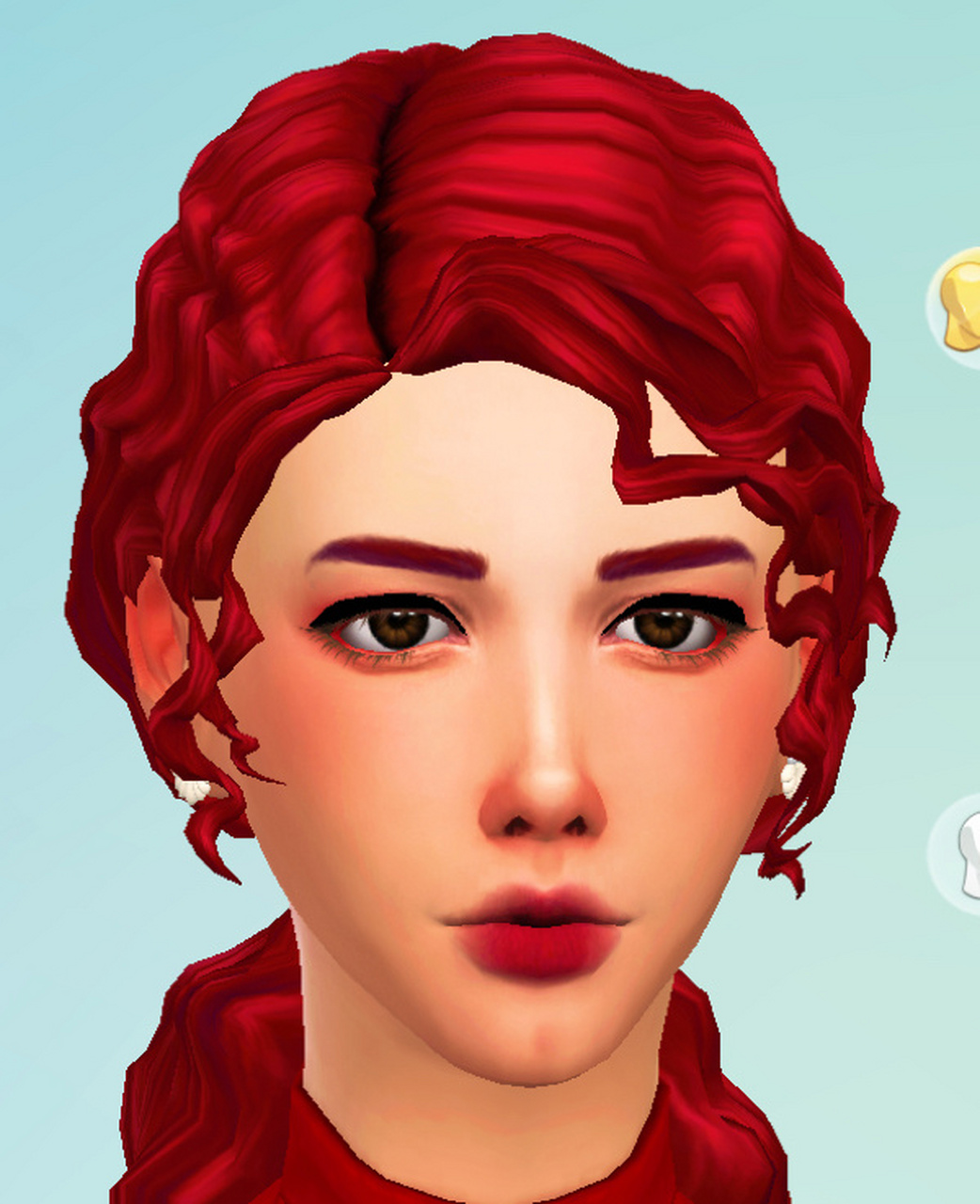 莓莓子好美 眼睛鼻子嘴巴随了92 脸型随小崔 发型发质也随橙子了