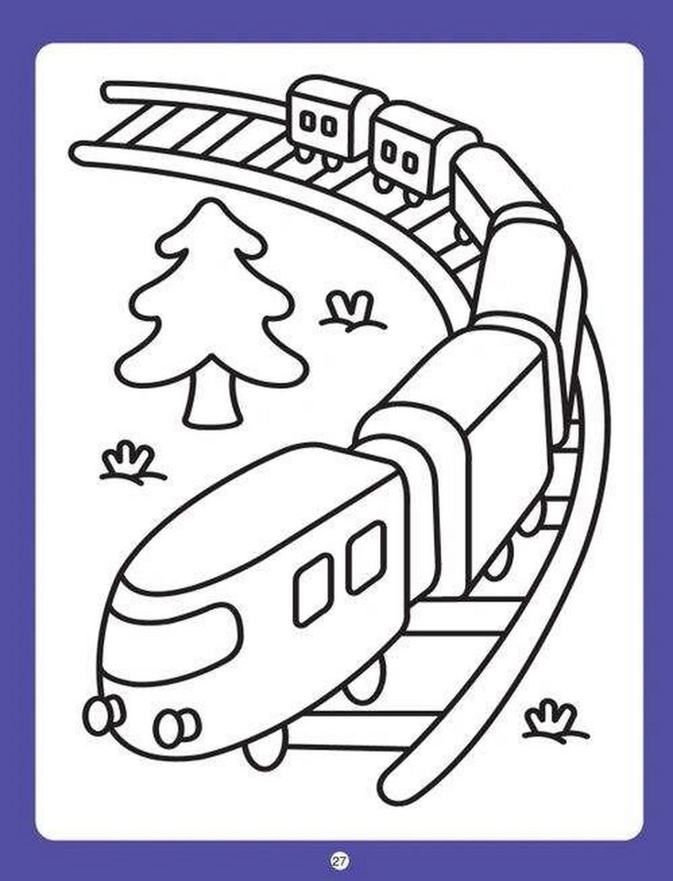 简笔画涂色‖可直接打印 适合中班小朋友的简笔画涂色呦,可直接保存