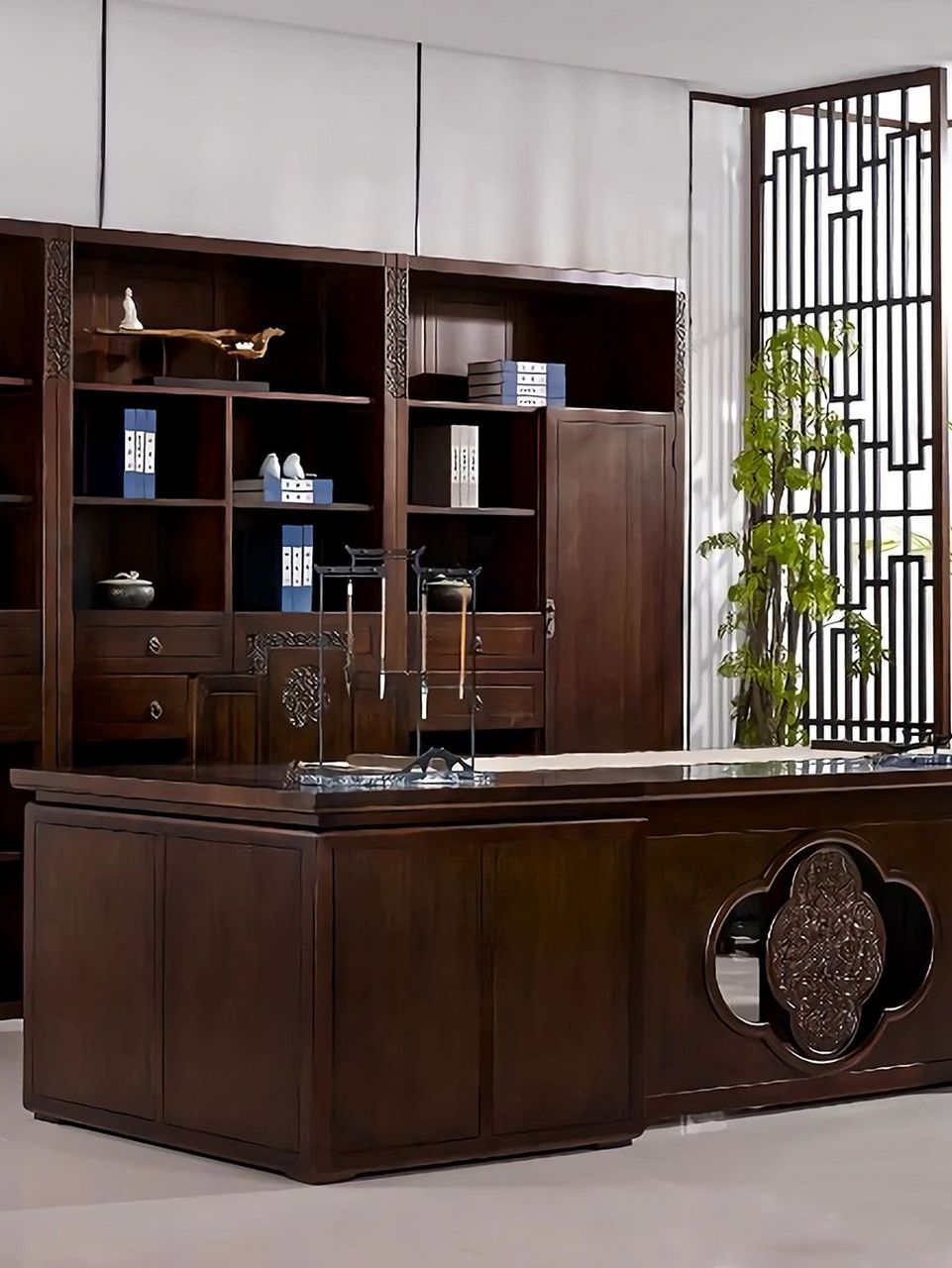 老板办公桌要怎么摆放"财"好 老板做为公司企业的领导者,办公室的环境