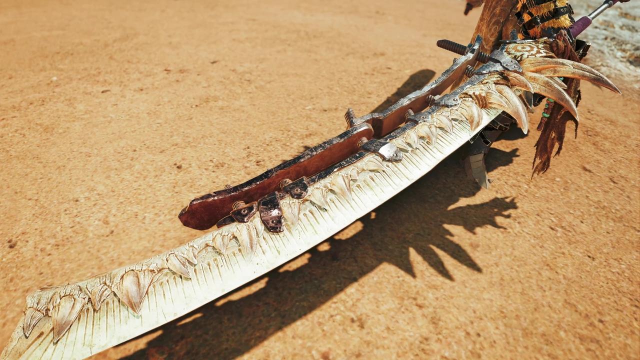 《怪物猎人:荒野》"太刀"!要不要试试我的四十米大长刀