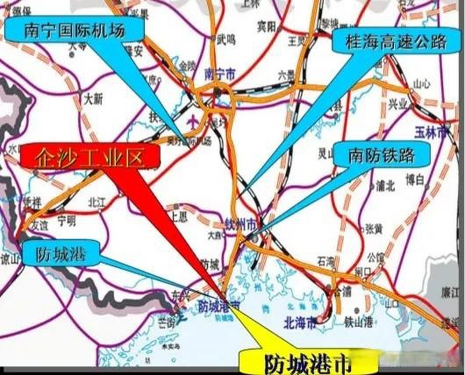 防城港企沙工业园 广西头条  防城港头条  2022生机大会