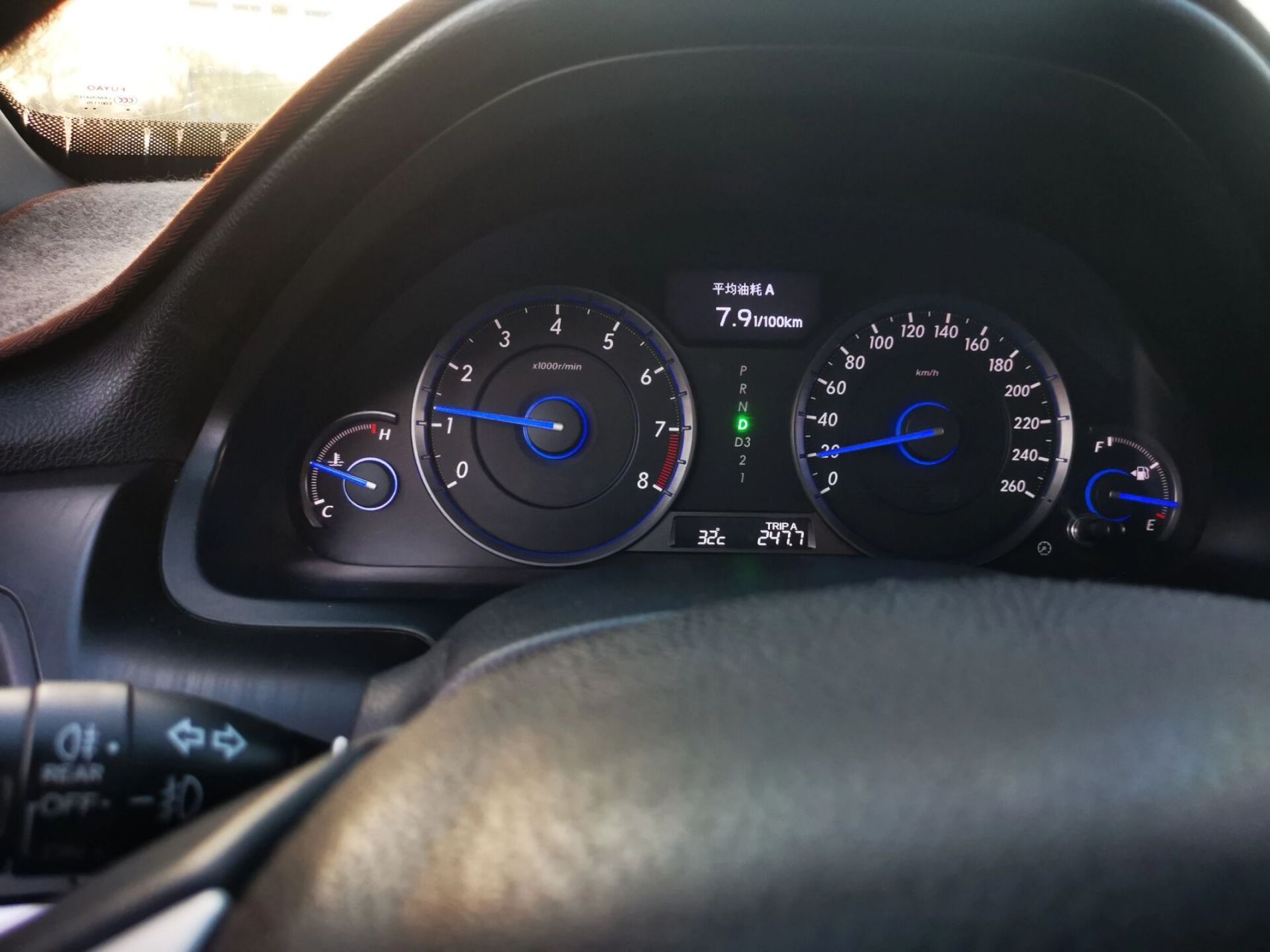 歌诗图开出这个油耗是真的吗 都说歌诗图油耗高, 本田歌诗图2.