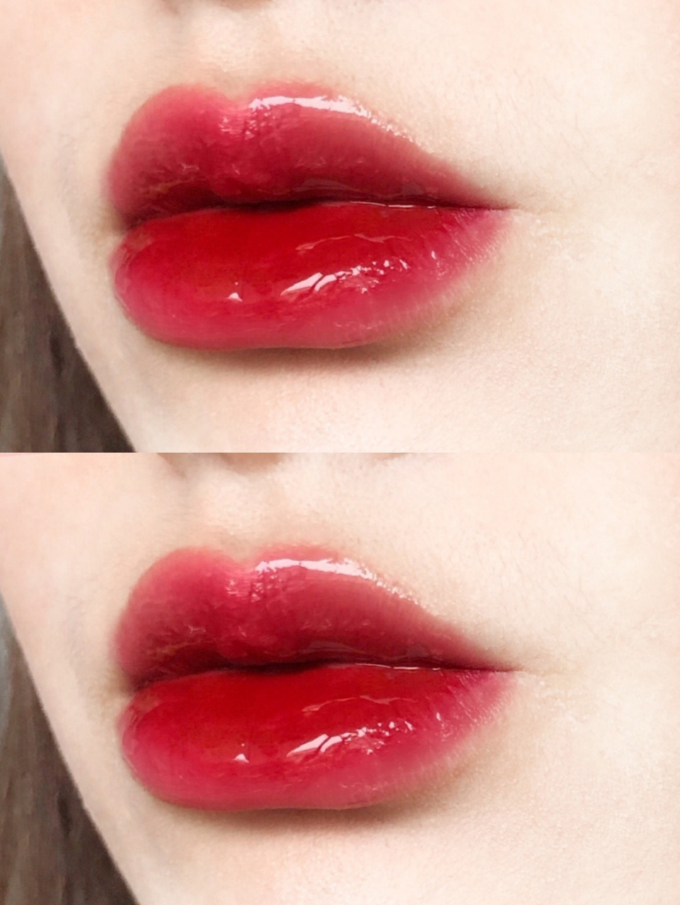 今天给大家po一支香奈儿的双头唇釉～ 色号是:#49 这支真的是香奈儿