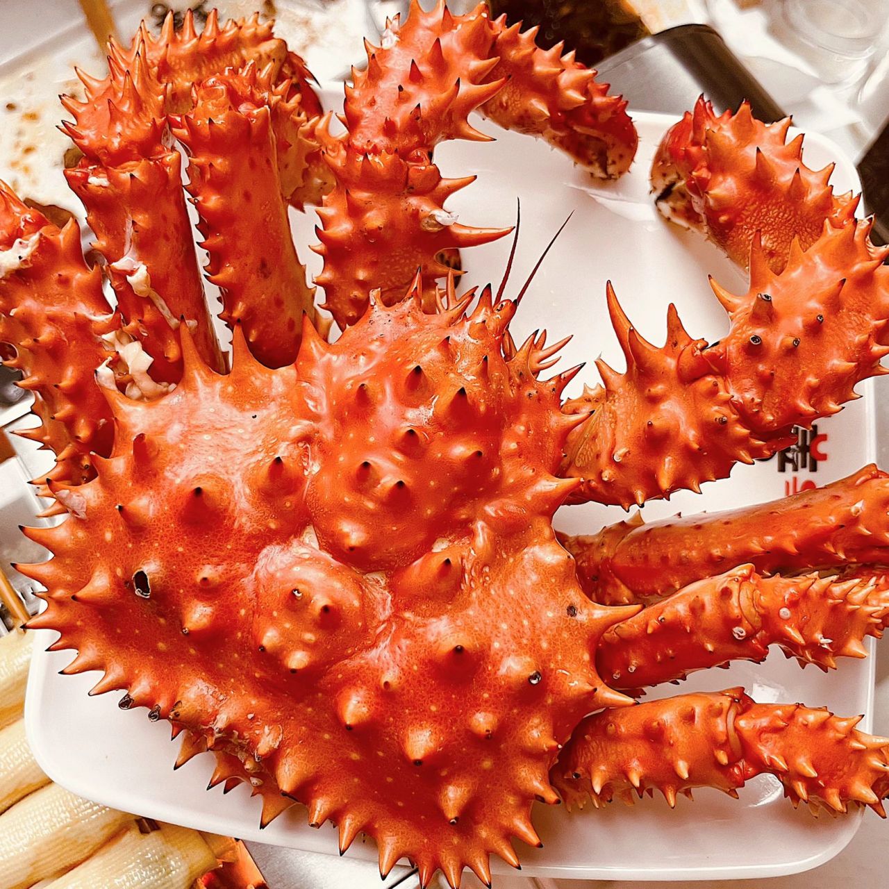 来延边吃到最便宜的花椒蟹7515帝王蟹不是螃蟹 来延边吃到国内最