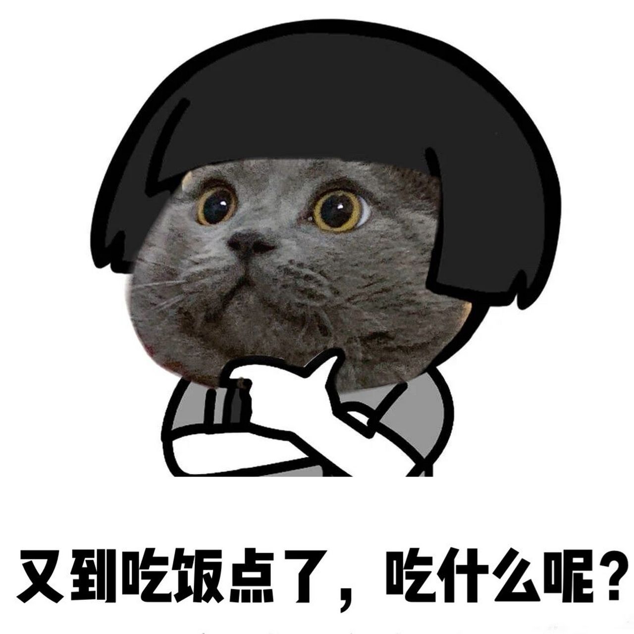 汤圆表情包分享——又到吃饭点了,该吃点什么 每次到饭点就纠结吃什么