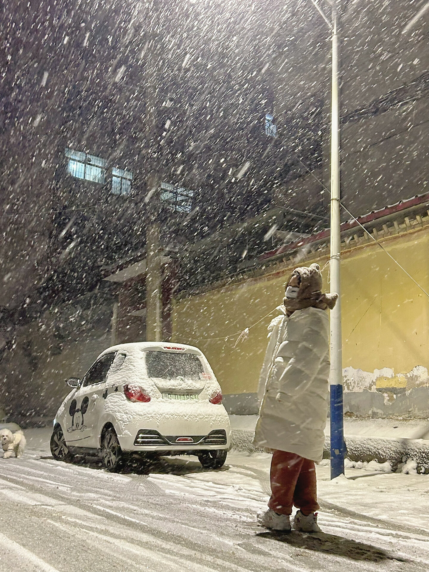 雪天氛围感照片