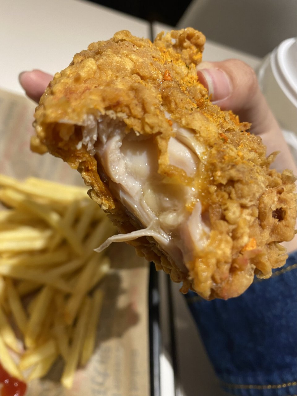 kfc吃到过最最最喜欢的炸鸡!没有之一! 黄金脆皮鸡!