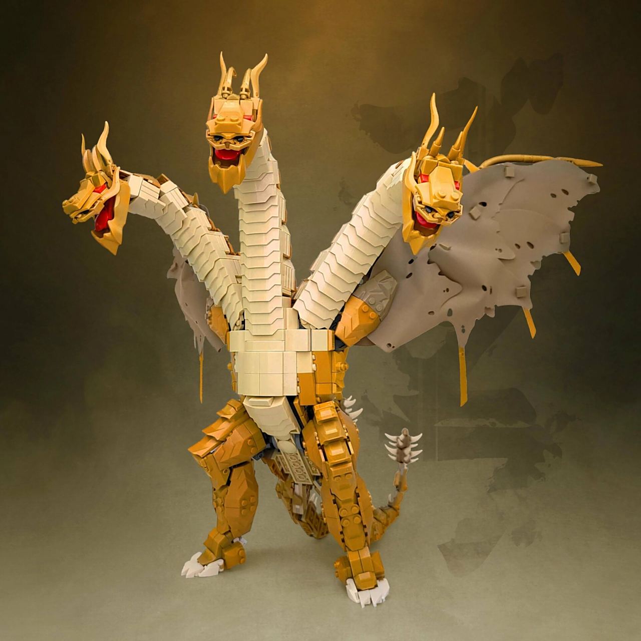 乐高 moc:怪兽基多拉 本期来自daniel #乐高# #乐高moc# #我是乐高迷