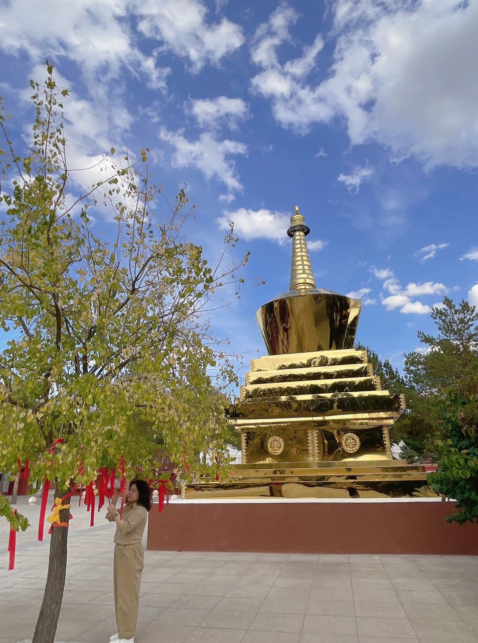 通辽大乐林寺 全称:吉祥密乘大乐林寺,据说以"莫力庙"为模型的喇嘛教
