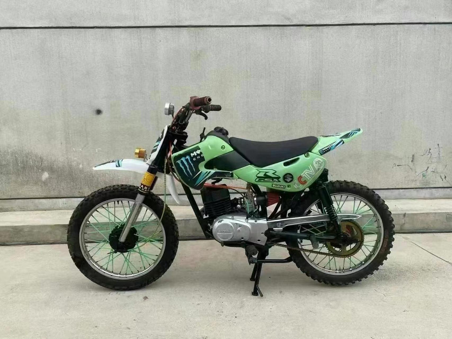 铃木suzuki 二冲ax100 改装越.