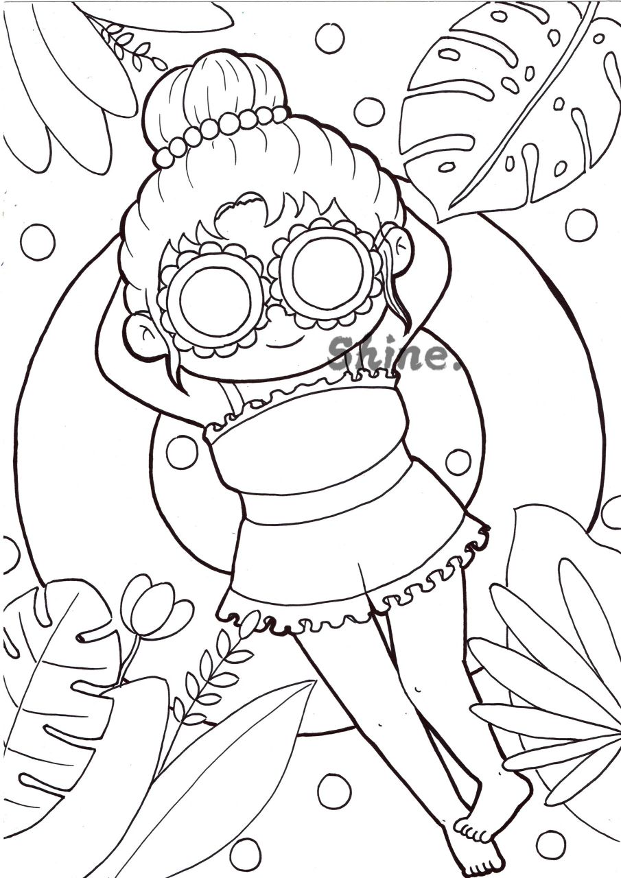 夏日主题绘画 夏天 暑假生活 度假 快乐暑假 夏日泳池派对 西瓜味的