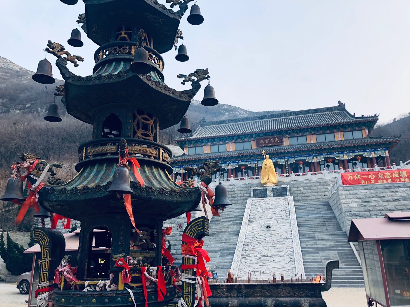 大連周邊寺院——安山寺 安山寺史建於隋末唐初,寺院現建有天王殿