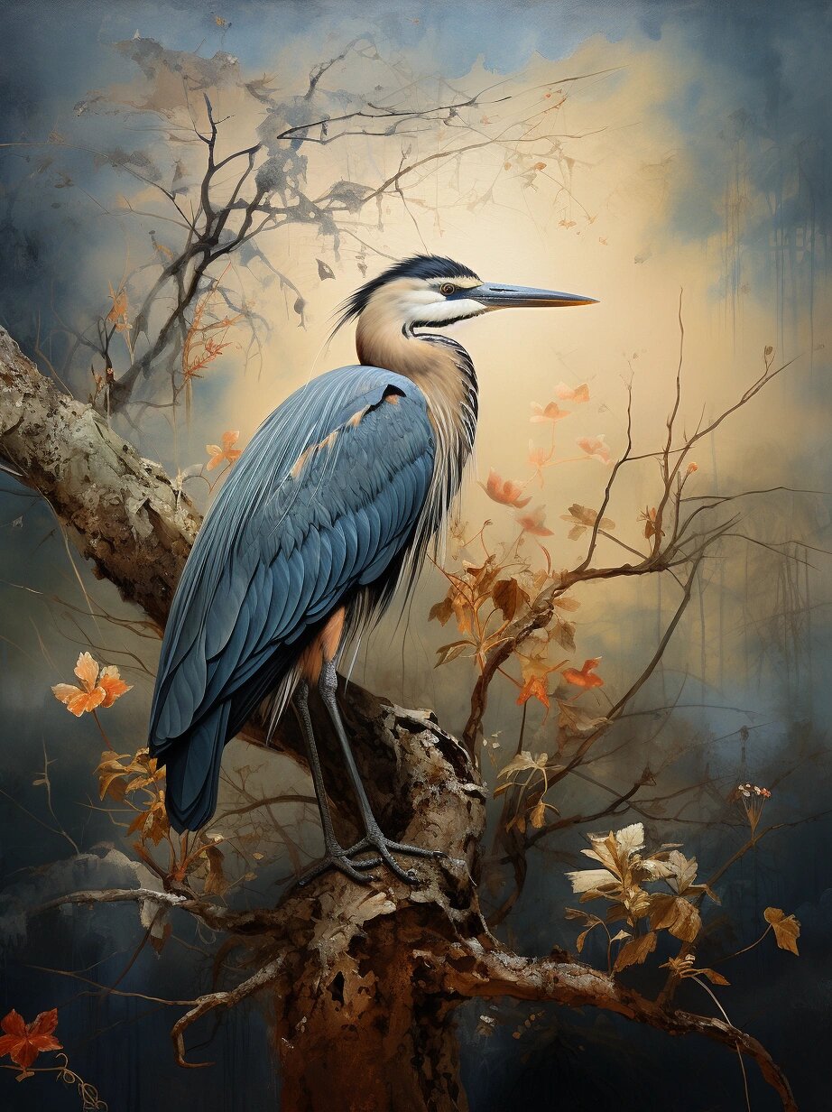 苍鹭:神圣与脆弱的生命