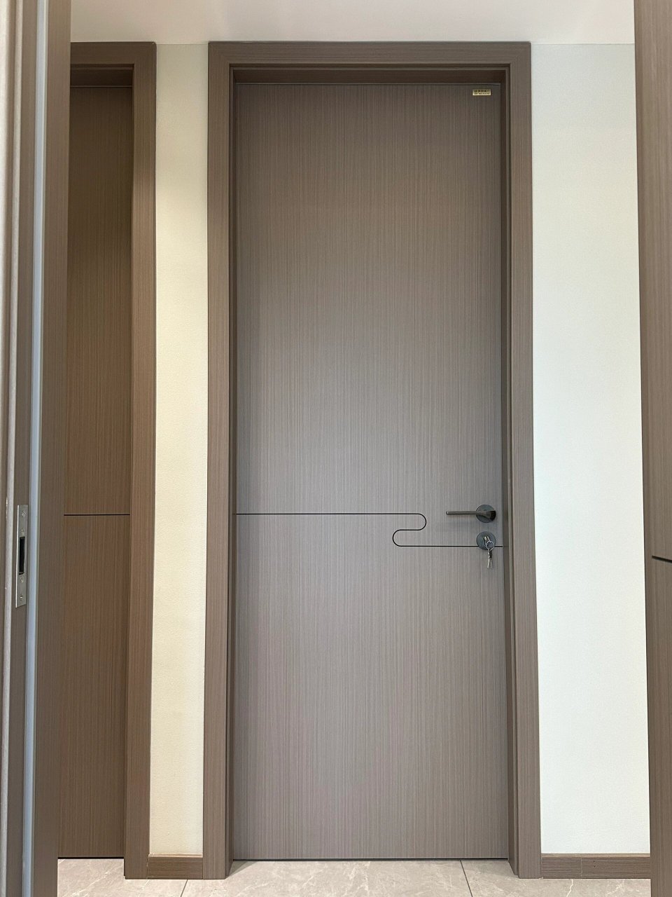 被宝子问的银梨色木门|附细节尺寸97  我家极简实木06真的很百搭