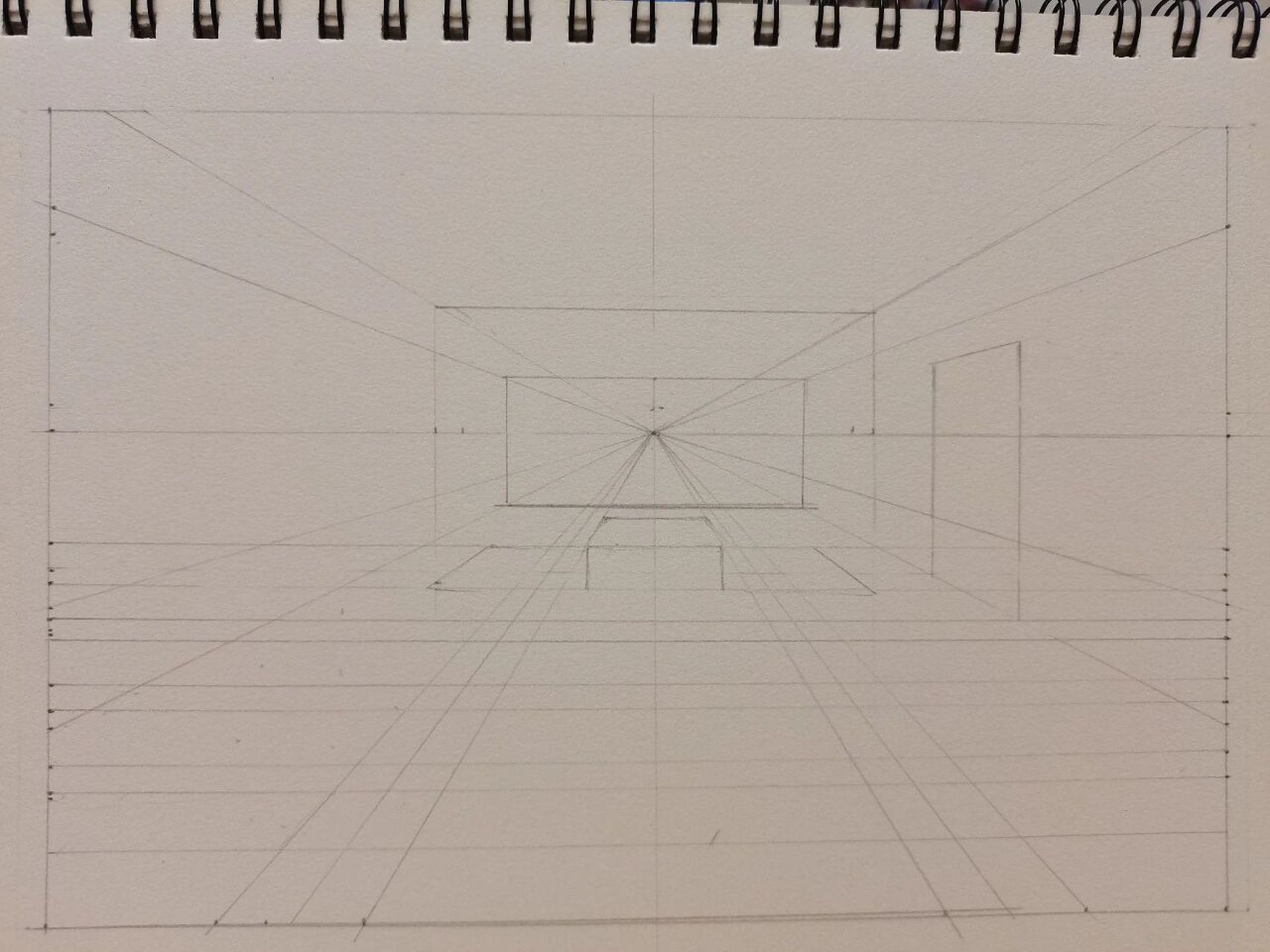 控笔练习/一点透视画教室(附步骤图)day32 7715控笔练习第32天