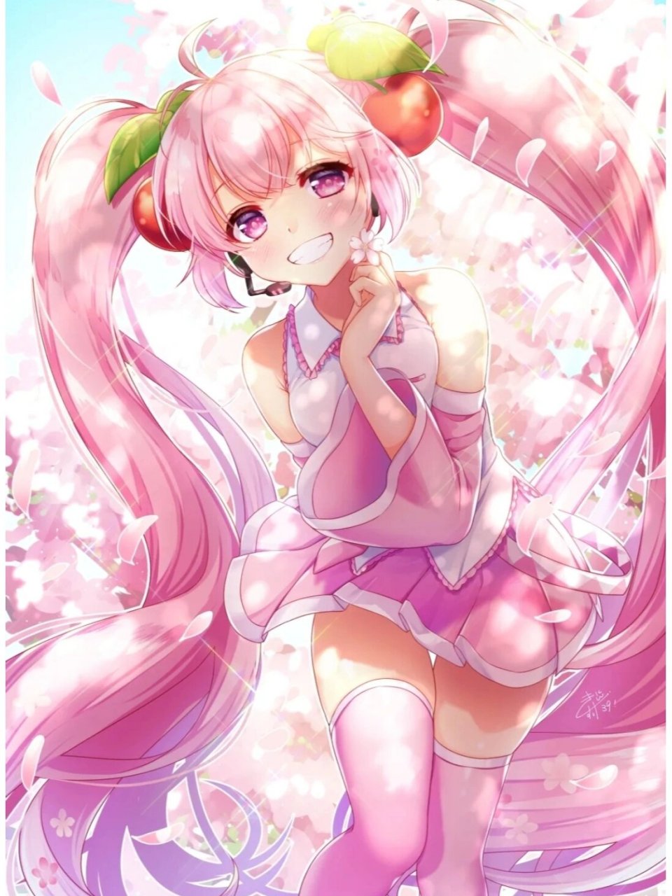 樱初音头像初音未来壁纸初音未来樱初音