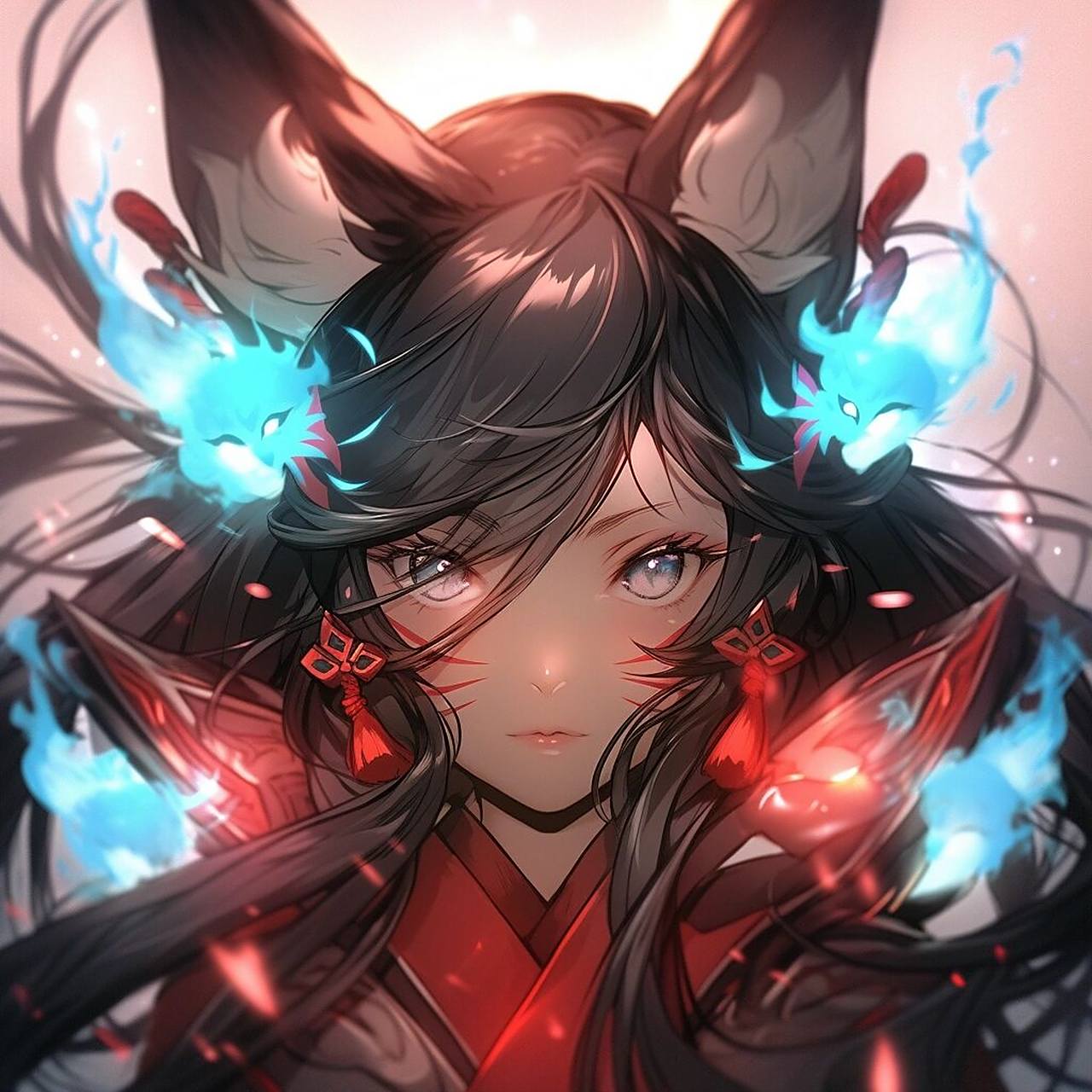 狐妖少女阴阳师风格系列头像更新 狐妖少女系列头像更新,其中杂糅了多