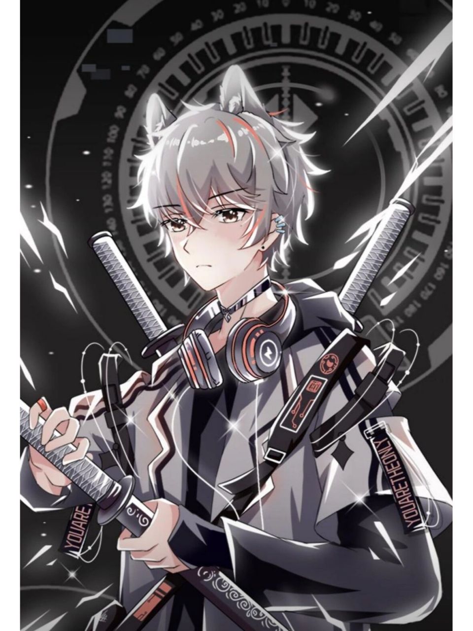 二次元男生暗黑系酷帅壁纸   二次元男生暗黑系酷帅壁纸