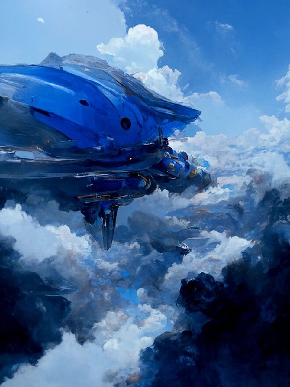 ai教我来画画 三体之蓝色空间号