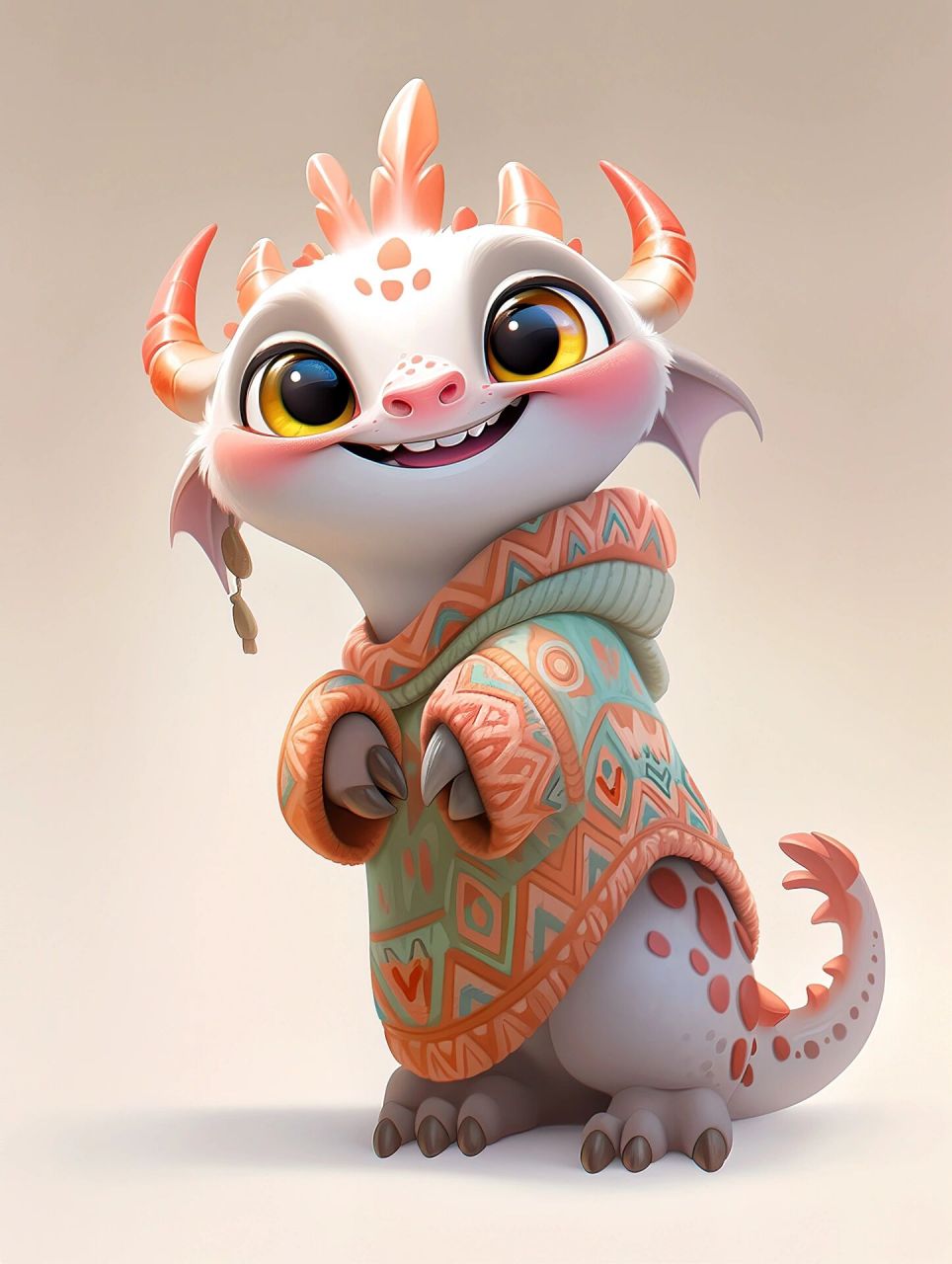 可爱的小龙来了