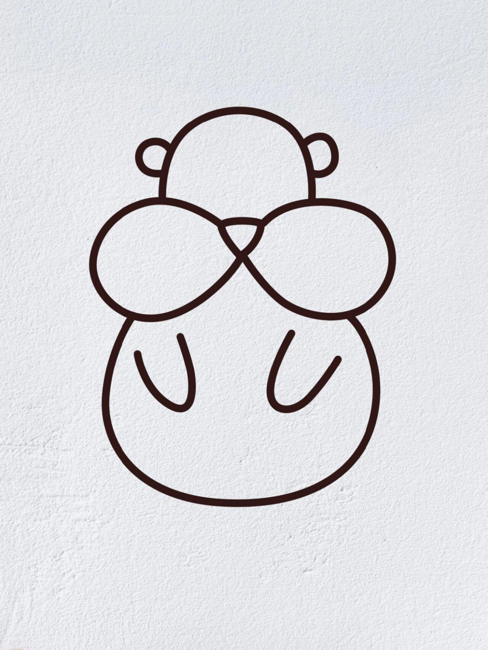 动物简笔画之可爱的河狸(内附过程图)