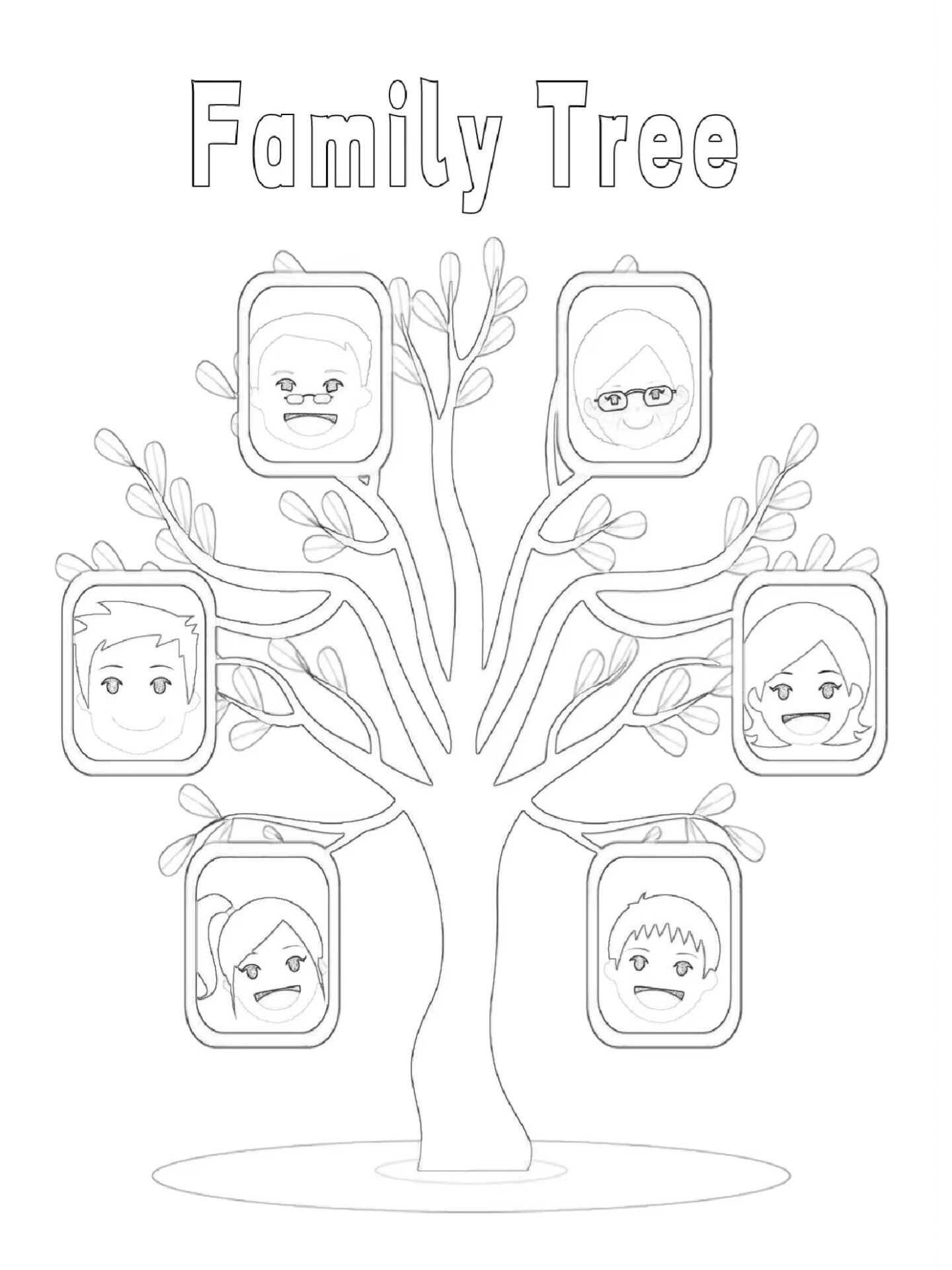 100-44手抄报家庭树fam.@导航鹿吃吃的动态