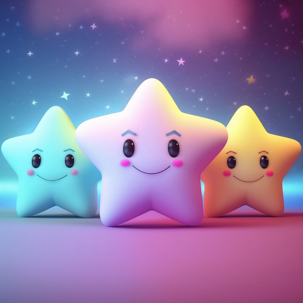 三颗彩虹幸运星 三颗彩虹星又来了