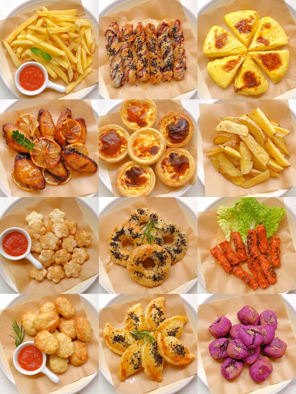 空气炸锅美食小吃合集大全!