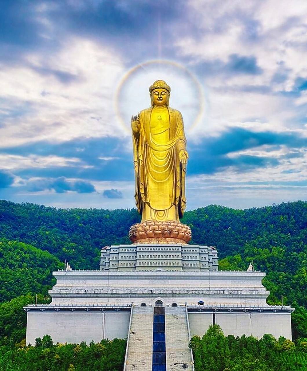 鲁山县景点 中国1312个县景点——鲁山县 中原大佛 尧山景区  墨子