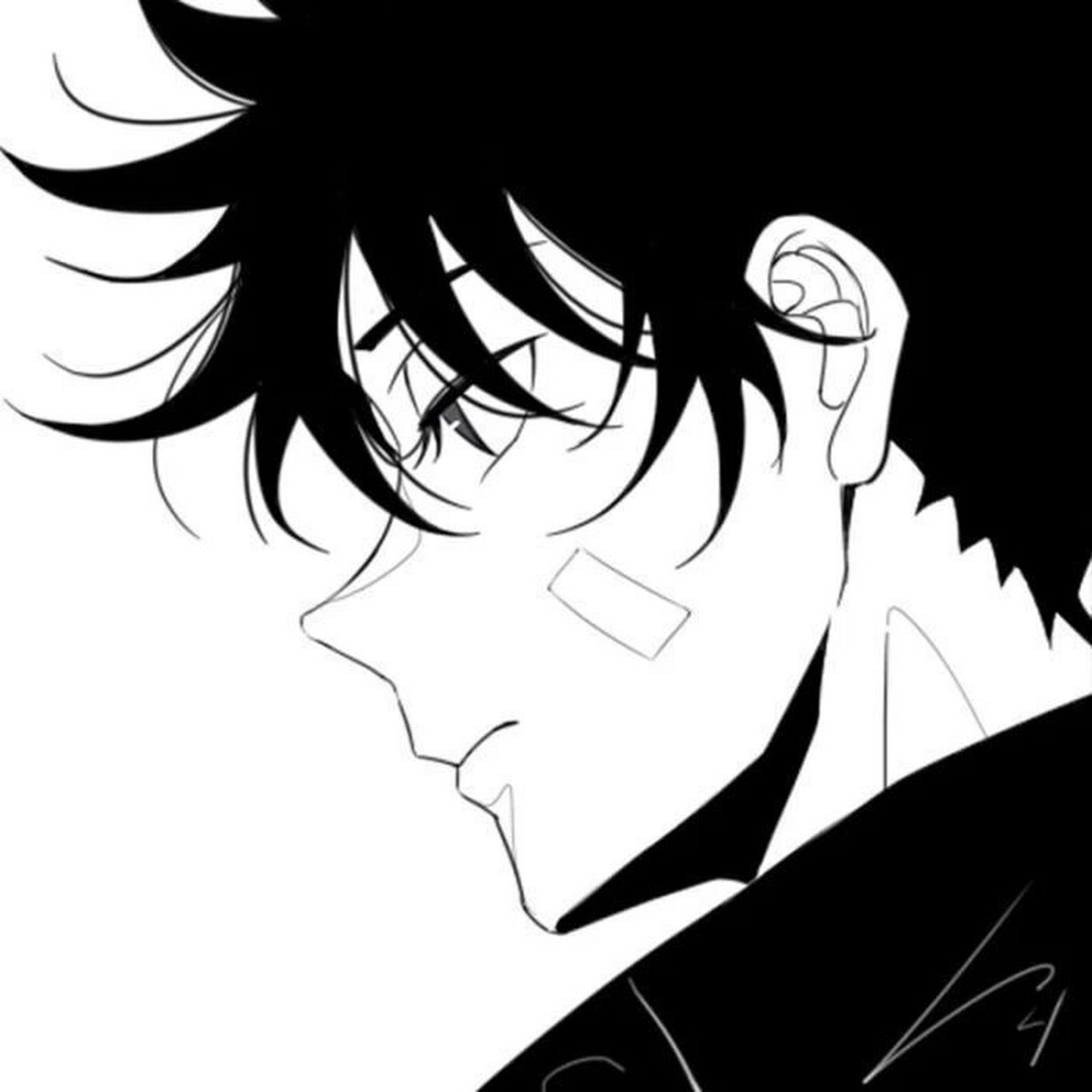 黑白男漫头像¹ 拜托,伪男超酷的好吧🌚👍