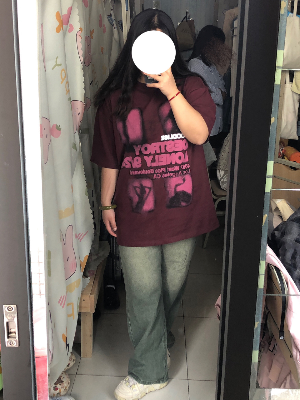 160斤160cm|枣红色短袖真的绝啦!无敌显白! 黄黑皮的姐妹们有福了!