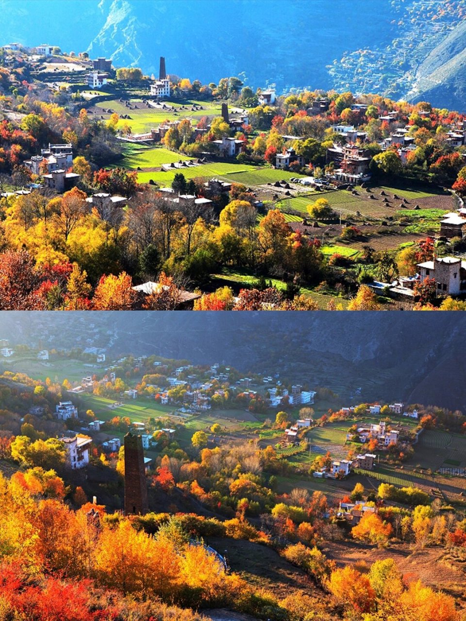 93秋季美爆75美人谷丹巴(10-11月) 在四川甘孜,墨尔多神山屹立的
