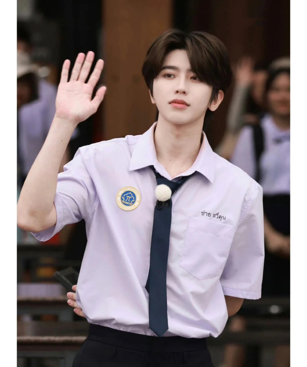 蔡徐坤和范丞丞跑男最后一期录制穿上泰国校服真的一秒梦回偶像练习生