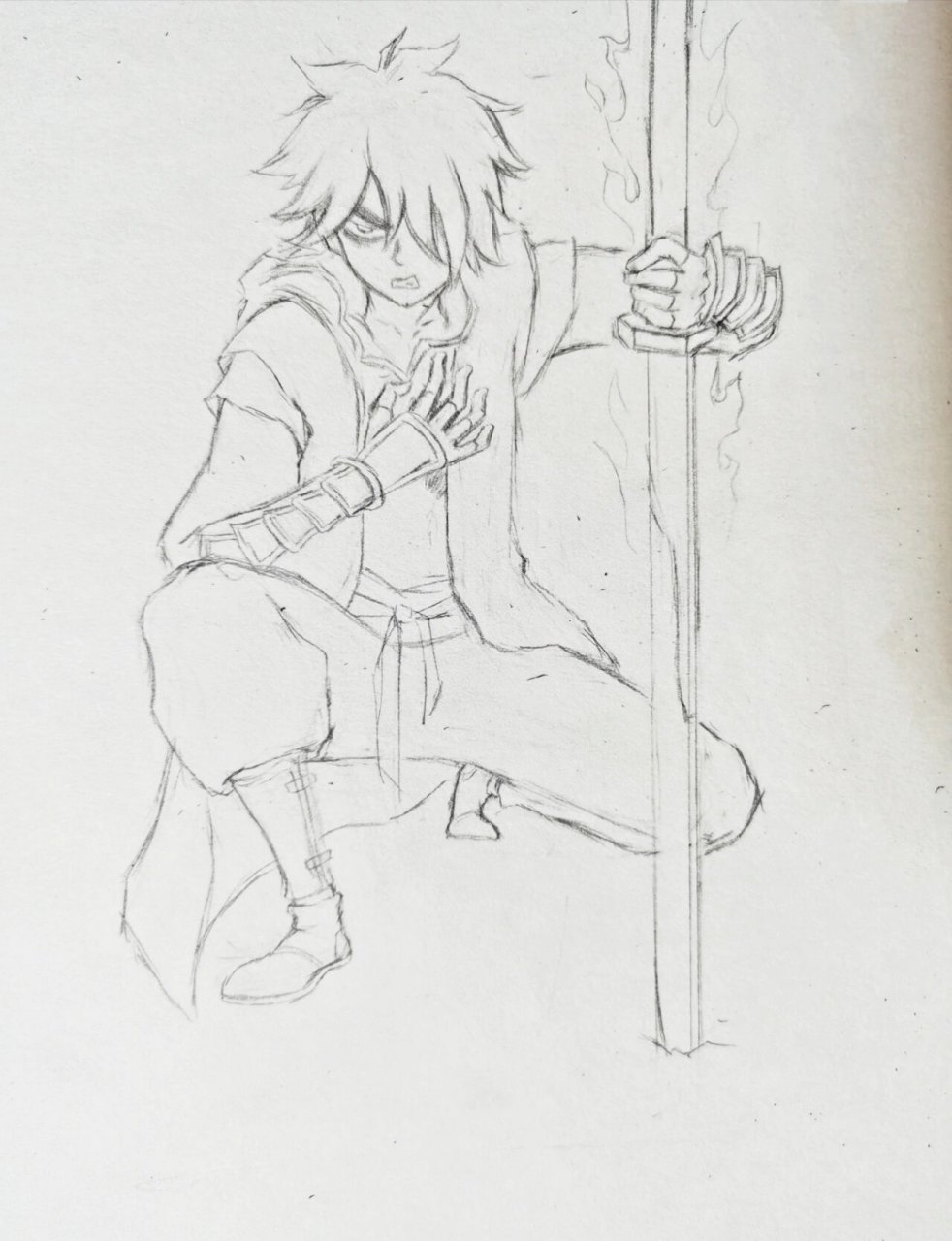 摸了个柒 他好帅啊～ 可算是画好了 	 今天是暗影刺客柒的专场!