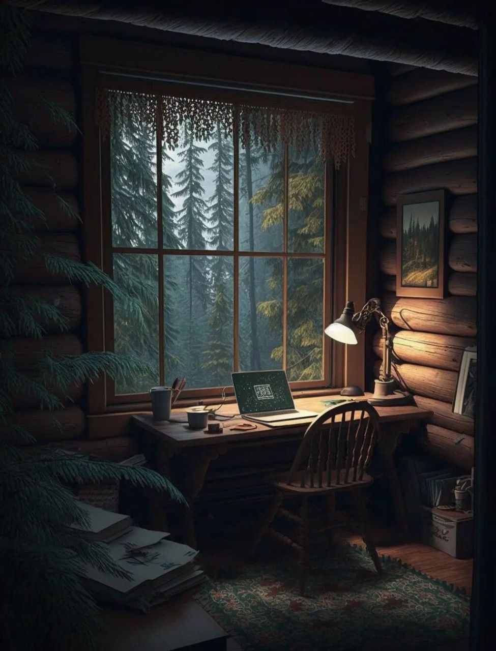 【林间小屋】 当你功成名就之后,你会选择这样一个小屋来过悠闲地隐居