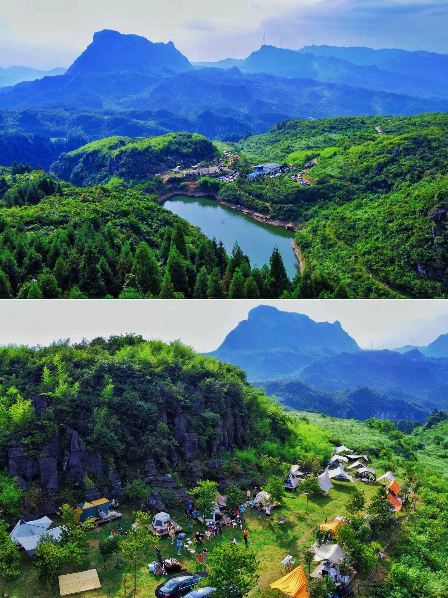 避暑露营02不必远行|南川露营基地 在南川的大山里,有着一处仿佛