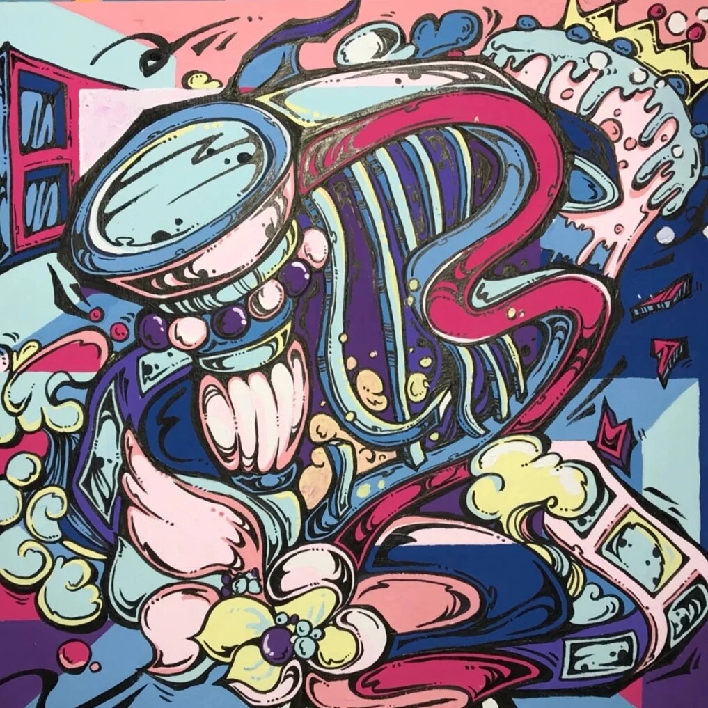 高考设计  |   彩色装饰画分享