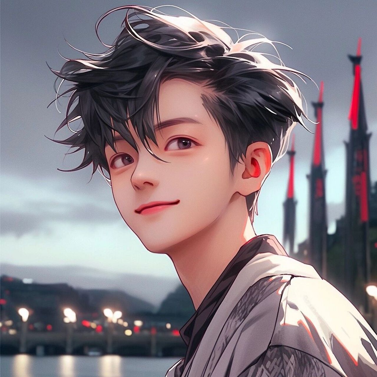 治愈微笑98 漫画男生头像