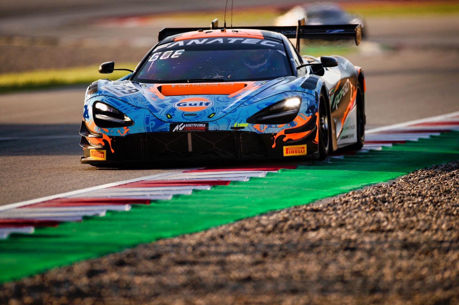 海湾石油涂装.迈凯伦720s gt3 海湾石油涂装