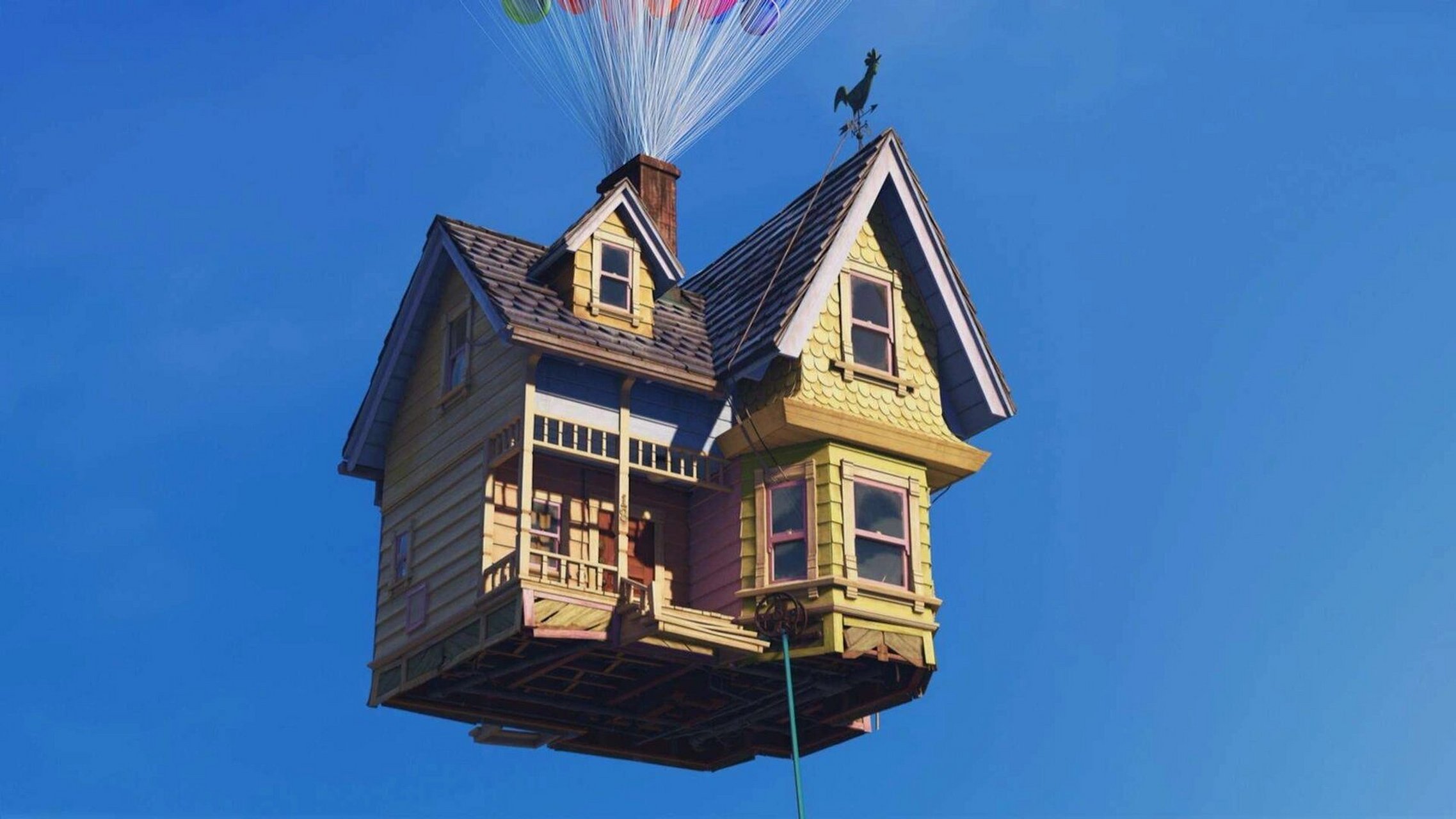 3d打印笔手工【飞屋环游记】 用纸模型的图纸做出来的～ #飞屋环游记