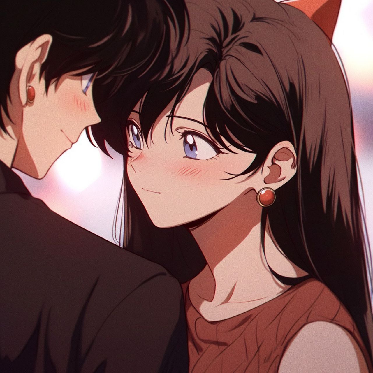 非情头 旧漫女生独美|midjourney