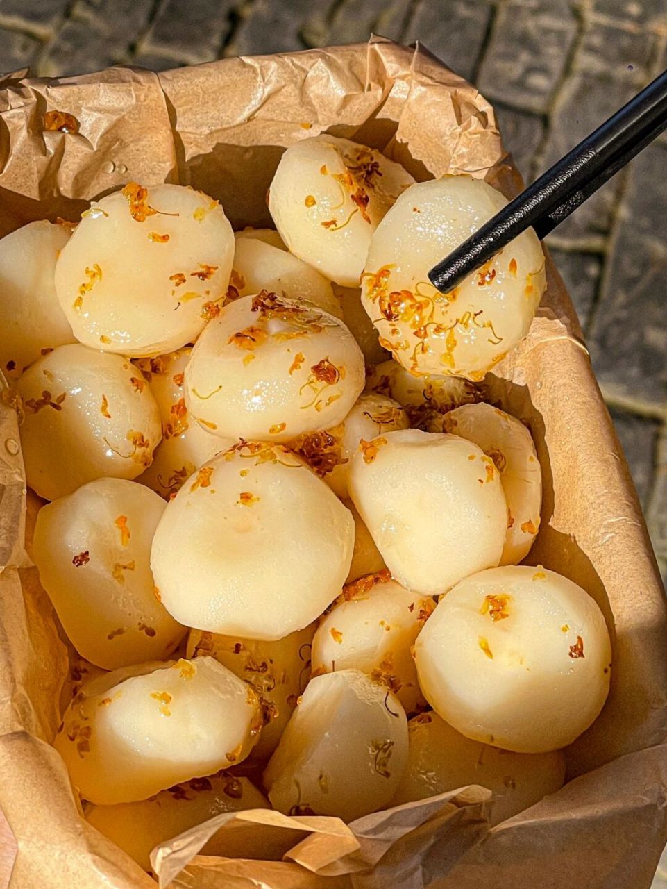 爱上西安这座城市的理由99桂花马蹄算一个6015 冰冰凉凉的桂花