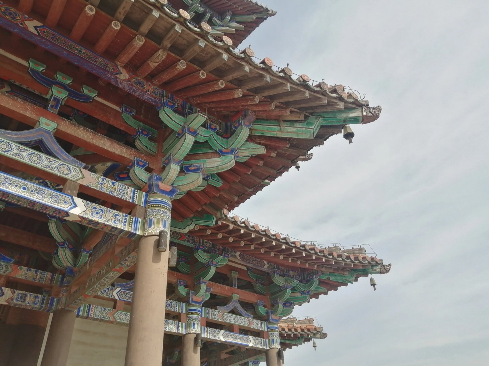 永济第一天 鹳雀楼,又名鹳鹊楼,因时有鹳雀栖其上而得名,位于山西省