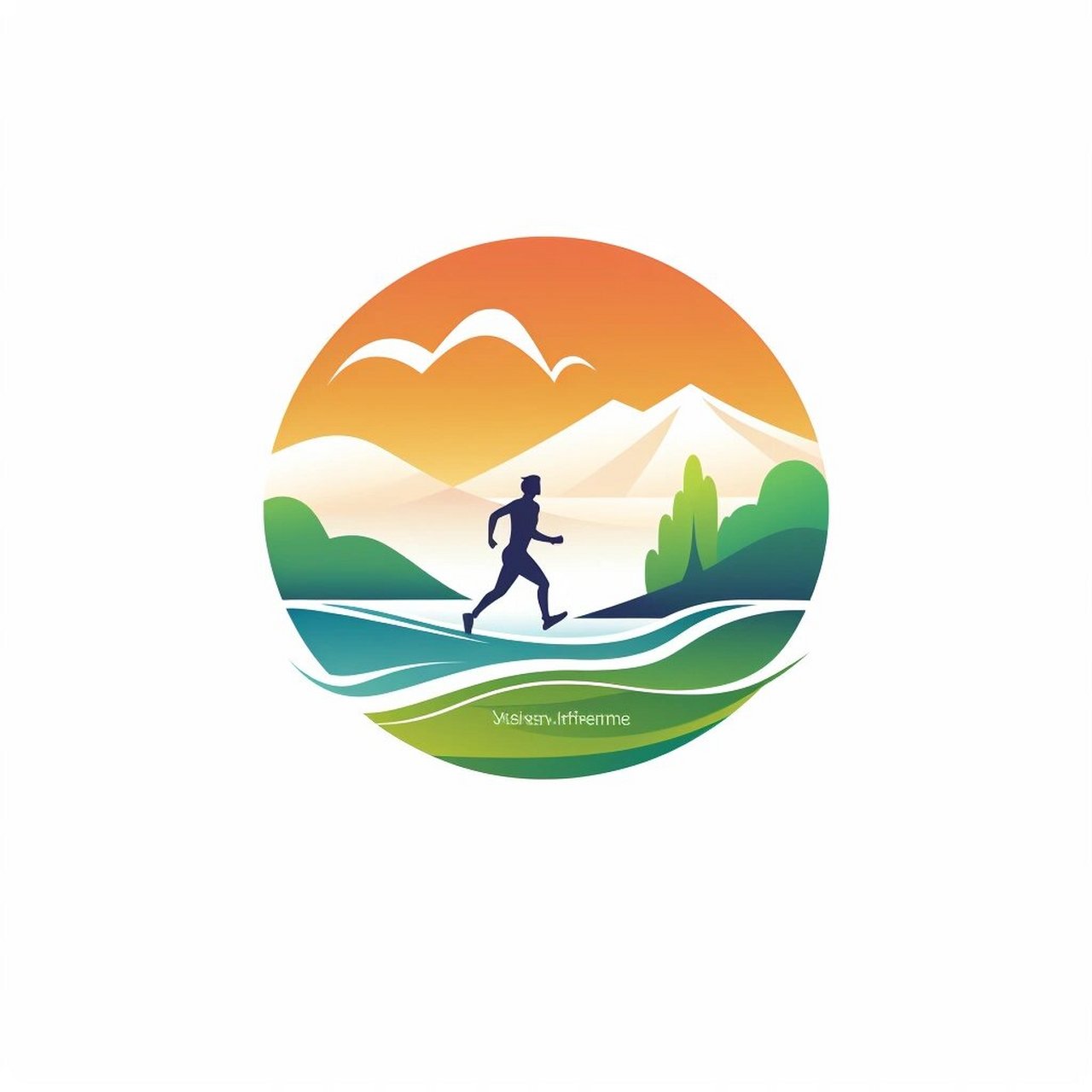 人与自然环保主题简约logo(附tag) 还挺好玩的 nature, environmental