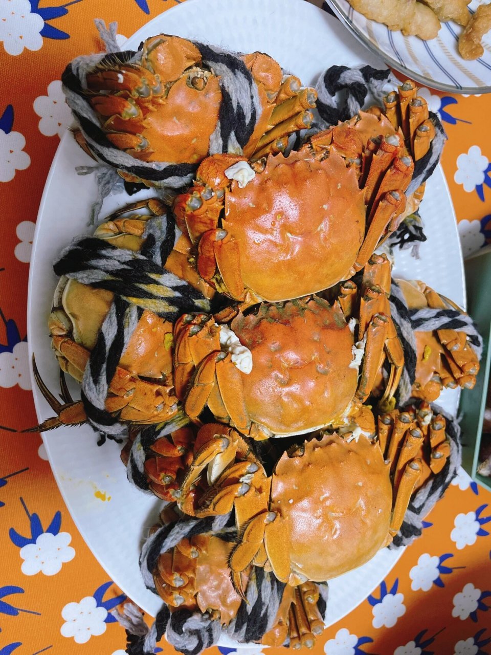 秋天吃秋96栗子和螃蟹0215喽 从网上买了油栗和螃蟹0215